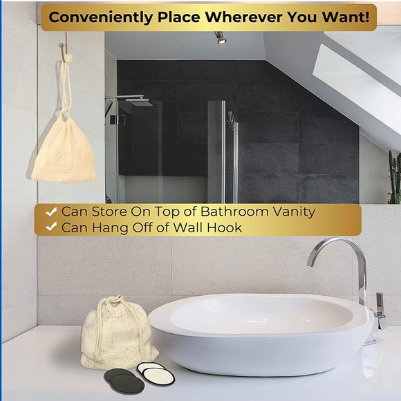 🆕 20 reusable Makeup Remover Pads For Face w mesh pouch 10 white & 10 gray - Picture 7 of 9